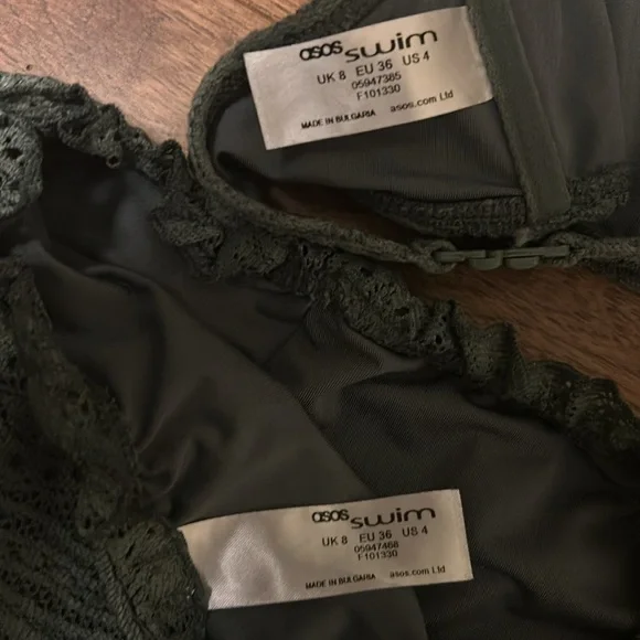 ASOS halter high waisted bikini UK 8 US 4 - Picture 4 of 5